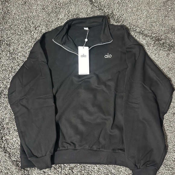 ALO Yoga Men's Black 1/4 Zip